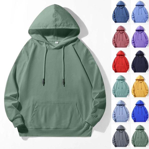 Men's Hoodies Fall Long Sleeved Hoodie Hooded Sweatshirt Tops Outdoor Shirt Soft For Men Pullover