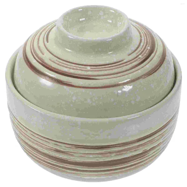 Ciotole Piccola Ciotola Ristorante Giapponese Decorativo Ceramica Ramen Stufato Pentola Accessorio Da Cucina Comoda Zuppa Ceramica Noodle Tazza Coperchio