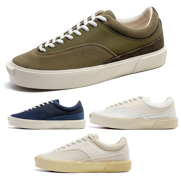 Tênis de corrida Deigner Homens Mulheres Sapatos de lona branco azul bege verde Mens Trainers tênis ao ar livre