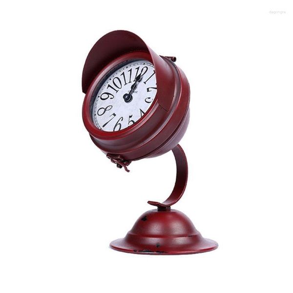 Настольные часы ретро -часы на рабочем столе цифровые декоративные подарки.