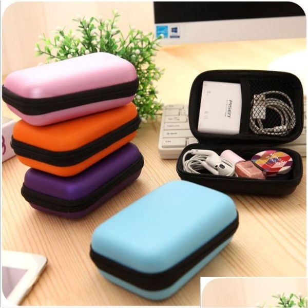 Other Home Storage Organization Data Cable Zipper Bags Digital Bag Mobile Phone Charger Organizer Earphone Package Case Sundries T Dhjoh