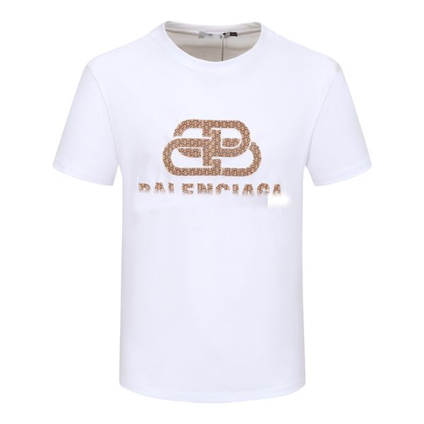 Camiseta de grife casual MMS camiseta com estampa monogramada top de manga curta para venda roupas de hip hop masculinas de luxo tamanho asiático 31