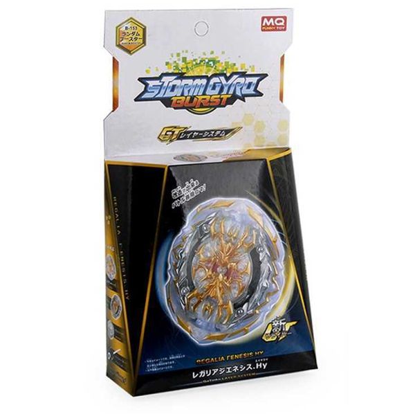 4D Beyblades TOUPIE BURST BEYBLADE Spinning Top B-153-02 Regalia Genesis Electric Shaft metal de alto desempenho