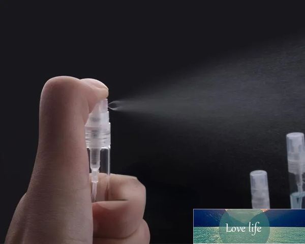 2ml 3ml 5ml 10ml Bottiglia di profumo in plastica / vetro all'ingrosso, Flacone spray riutilizzabile vuoto, Atomizzatore di profumo piccolo, Fiale per campioni di profumo