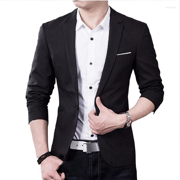 Abiti da uomo Blazer Plus Coat Terno Maschio 4XL British Fit Masculino Fashion Size Slim Mens Brand Men Style Casual Blazer Jacket