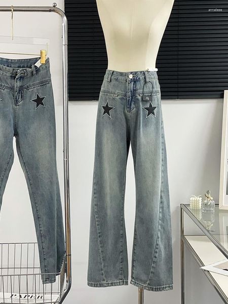 Женские джинсы Женские американские винтажные мод