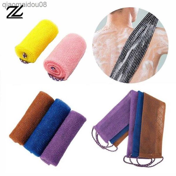 1Pcs African Net Sponge Exfoliating Body Net Scrubbing Wash Toalha de Banho Esponja Net Shower Cleaning Tools L230704