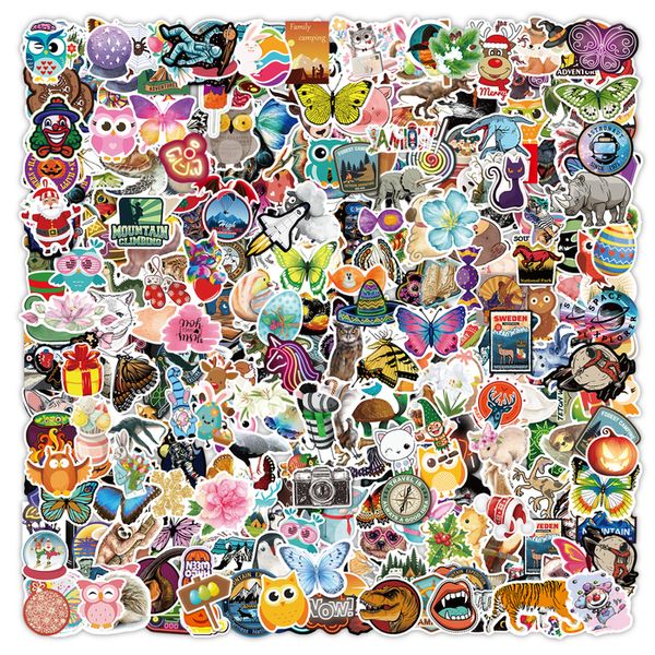 Adesivi giocattolo per bambini Casuale 1000 pezzi Anime Cartoon Animali VSCO Ragazza su laptop Skateboard Chitarra Bicicletta Auto Graffiti Decal 230714