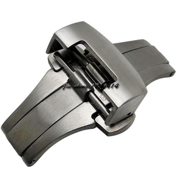 Jawoder Watch Band 20 мм 22 -мм новая высококачественная матовая из нержавеющая сталь твердые часы развертывание защелки