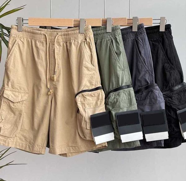 Pantaloni da uomo Pantaloncini da uomo Stones Island Designers Cargo Badge Patch Pantaloni sportivi estivi Pantaloni sportivi 2023ss Pantaloni con tasche grandi Pantaloni Motion current 328ess