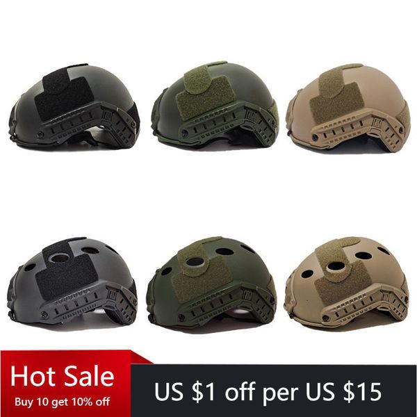 Caschi tattici Casco protettivo sportivo di alta qualità Paintball Wargame Army FAST Cycling 230715