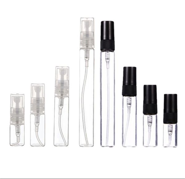 2 ml 3 ml 5 ml 10 ml Kunststoff/Glas Nebel Spray Parfüm Flasche Kleine Parfume Zerstäuber Nachfüllbare Probe fläschchen Für Ätherische Öle Reise Tragbare Make-Up Werkzeuge JL1575