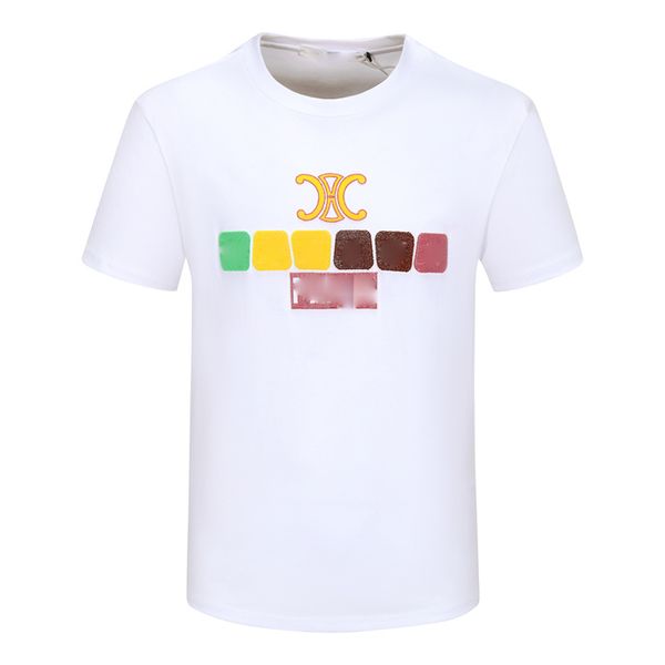 Designer-T-Shirt, lässiges MMS-T-Shirt mit Monogramm-Aufdruck, kurzärmliges Oberteil zum Verkauf, luxuriöse Herren-Hip-Hop-Kleidung, asiatische Größe 25