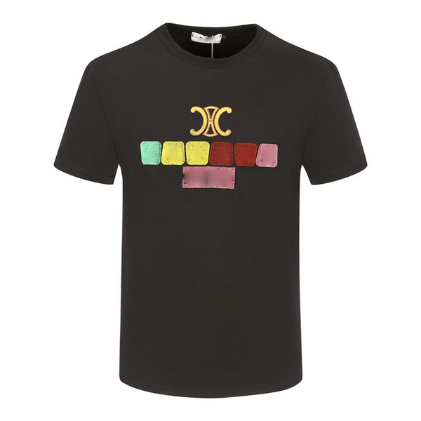 Designer-T-Shirt, lässiges MMS-T-Shirt mit Monogramm-Aufdruck, kurzärmliges Oberteil zum Verkauf, luxuriöse Herren-Hip-Hop-Kleidung, asiatische Größe 24