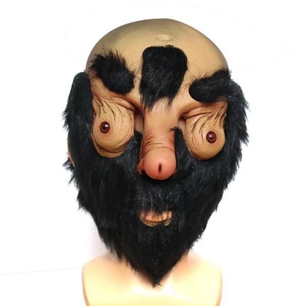 Máscaras de festa Halloween Horror Mask Cosplay Face Scary Masque Masquerade Látex Horrible Ghastly Monster Props 2021313j