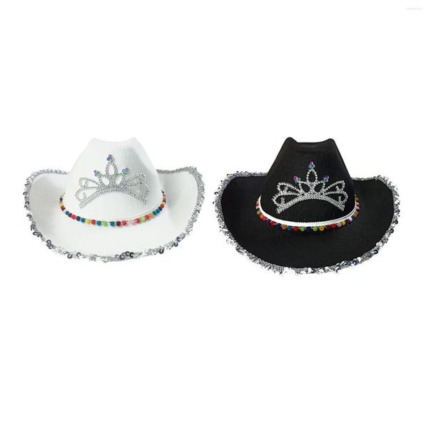 Berets Fashion Western Cowboy Hat Party Favors Fancy Dress Props аксессуар для женщин