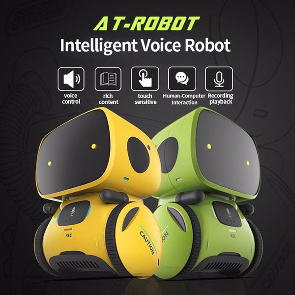 RC Robot Educational Electric Intelligent Toy Smart Robot Voice Humanoid Kids Boy Gift Dancing Mini Walking Toy STEM Robot con luci 230714