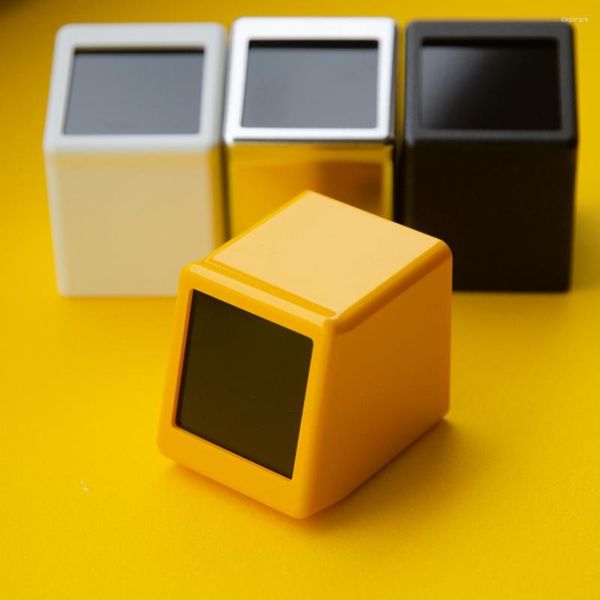 Tablo Saatleri Dijital Analog Çalar Saat Higometre Sensörü Küçük PO Çerçevesi Bebek Odası için Çok Functurm Projektör Kapalı