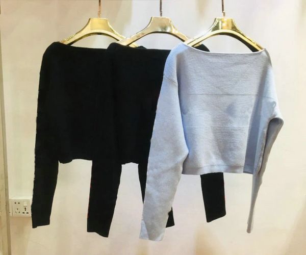 Tasarımcı Ba Sweater Kadın Kıdemli Yün Moda Klasik Eğlence Sonbahar Kış Sıcak Konforlu Ceket Yüksek Kaliteli Külkü CHG23071527