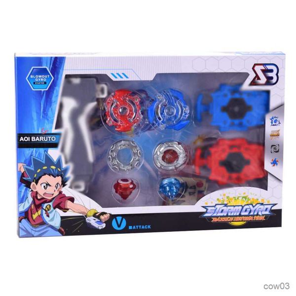 4D Beyblades TOUPIE BURST BEYBLADE Kreisel Metallset 4-teilig mit Werfern Spielzeug Arena Constellation Spinning R230715