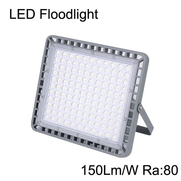 Iluminação ao ar livre LED Floodhights AC85-265V IP67 Provércro aquático Adequado para Warehouse Garage Factory Workshop Garden Crestech2558