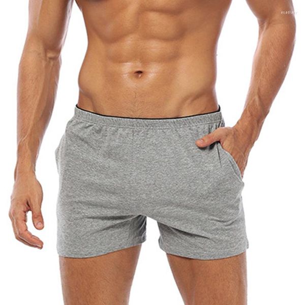 Unterhosen Herren Boxer Modal Baumwolle Stretch Feuchtigkeitstransport Atmungsaktive Unterwäsche mit Taschen Boxer Sport