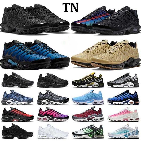 Artı OG TN 3 Koşu Ayakkabıları Terascape Erkekler Üçlü Black Beyaz Zar zor Volt Birlik Altın Mermi Hiper Mavi Tasarımcı Spor Ayakkabıları Erkek Eğitmeni Açık Mekan Tasarımcı Spor ayakkabıları