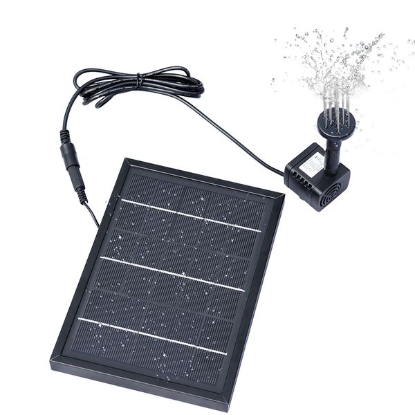 Diğer Elektronik Mini Güneş Su Pompası Kiti 3W Güneş Paneli Peyzaj Havuz Bahçe Çeşmesi Fırçasız DC Su Pompası Akvaryum Dolaşım Fıskiyesi 230715