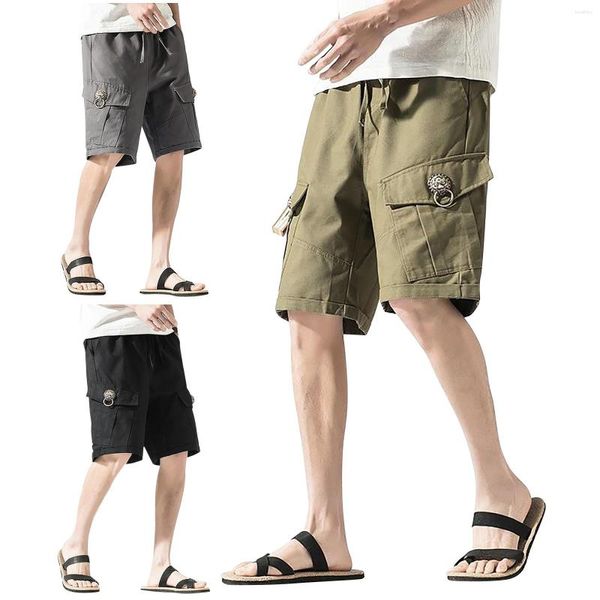 Shorts masculinos meninas chinelo de pé casual jogging verão retrô esportes masculino cintura elástica algodão sullen