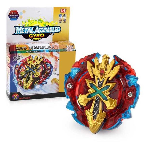 4D Beyblades TOUPIE BURST BEYBLADE Kreisel Xeno Excalibur.M.I Starter Lost Longinus.N.Sp B-44 Booster Holy Horoosud.U.C