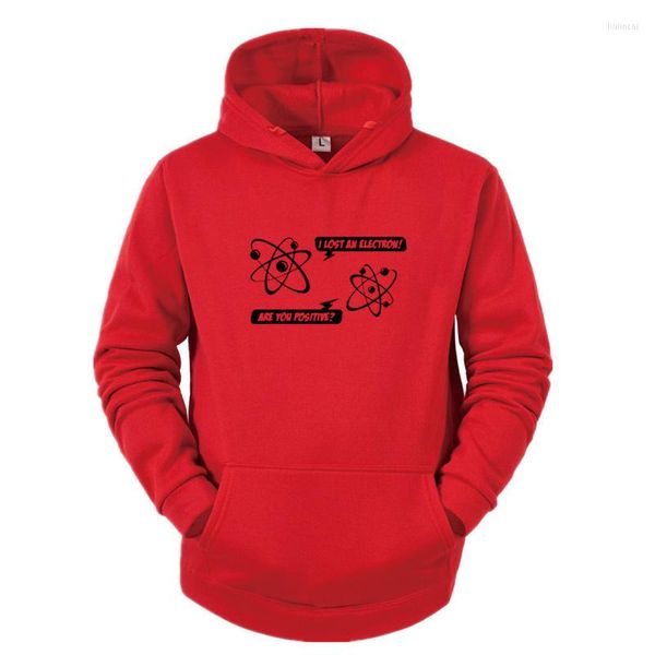 Herren-Kapuzenpullover „I LOST AN ELECTRON“, Kapuzenpullover, Wissenschaft, Physik, Geek, Nerd, lustiges Geburtstagsgeschenk, Herbst, lange Ärmel, Baumwolle, modisches Sweatshirt, EU-Größe