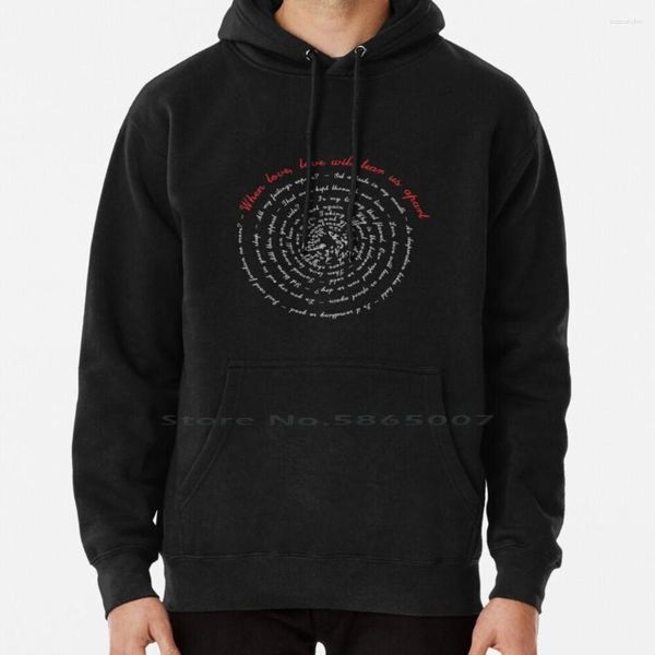 Erkek Hoodies Love bizi yırtacak kapüşonlu kazak 6xl pamuk sevinç bölümü postpunk uk intihar şarkı sözleri komik müzik hardcore