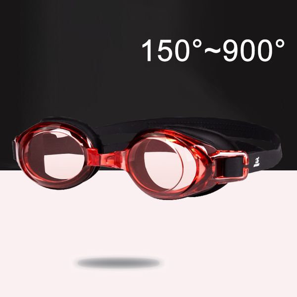 Schutzbrille 1 5 bis 9 0 Myopie Schwimmbrille verschreibungspflichtige wasserdichte Antibeschlag-Schwimmbrille Silikon-Dioptrien-Taucherbrille Erwachsene Teenager 230715