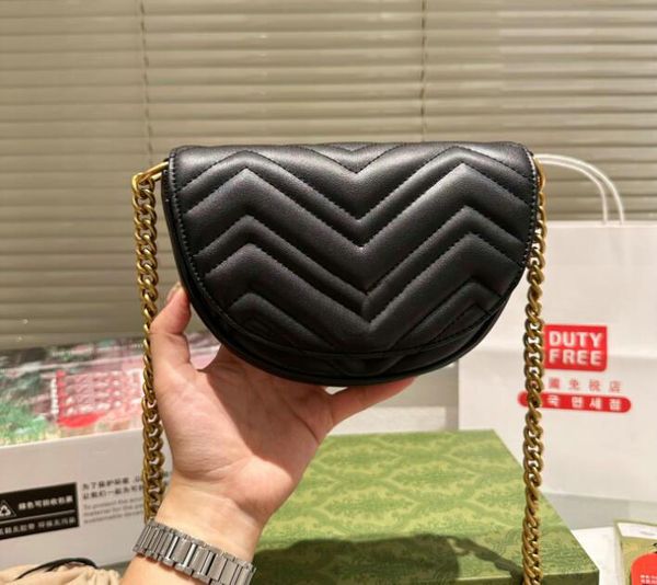 Tasarımcı Ophidia çantaları Marmont bayanlar moda çanta yüksek kaliteli kadın ziyafet deri gece elbise omuz çantası lüks çanta kız cüzdanlar 20cm