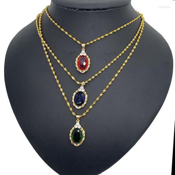 Подвесные ожерелья Dubai Diewelry Dewelry Seasons Natural Amethyst для женщин/девочек подарки оптом