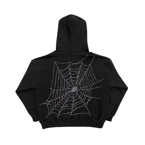 Felpe con cappuccio da uomo Felpe High Street Spider Web s Butterfly Y2k Felpa con zip integrale Felpa oversize gotica da donna Streetwear 230714