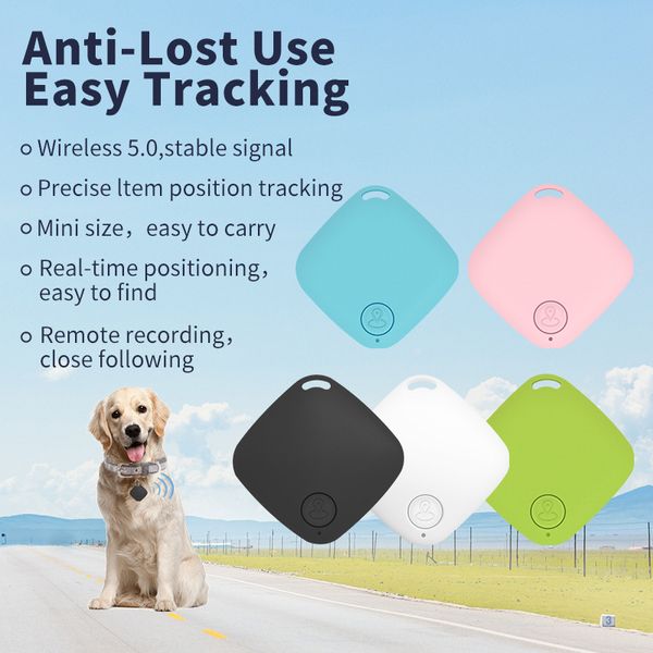 Mini Akıllı Kablosuz Bluetooth Tracker Pet Kids Anahtar Konum Bulucu Araba Çantası Bavul Anti-Lost GPS Bulucu Cihaz Alarm Tracker