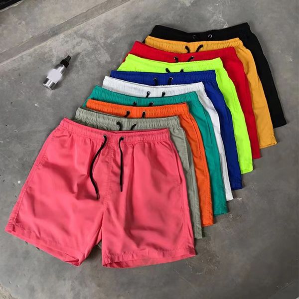 Designer de marca francesa shorts masculinos de luxo masculinos curtos esportivos verão tendência feminina puro respirável roupas de banho curtas Ásia M-5XL