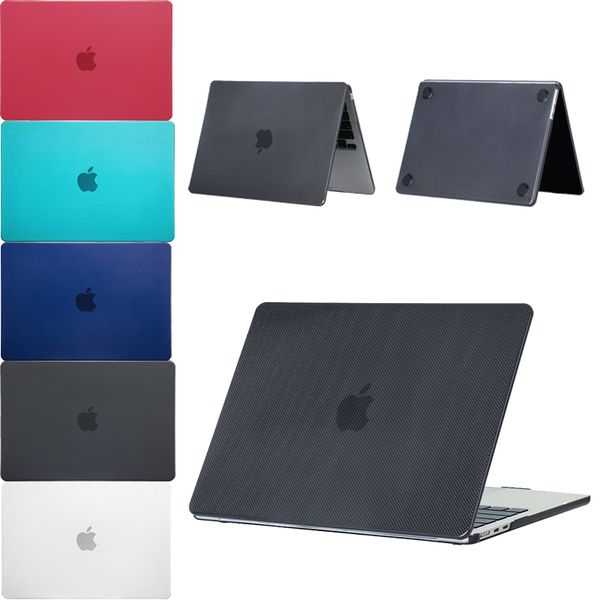 Custodie per Macbook Matte Point Design per Macbook Air Pro 13 14 16 pollici Frost Hard Cover anteriore posteriore Full Body Apple Laptop Shell A1932 A1706 A2442 A2485