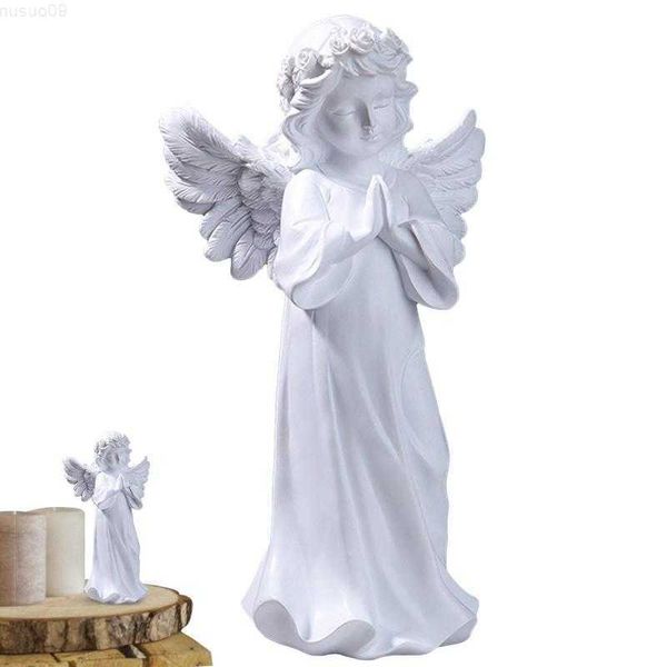 Садовые украшения Ангел статуэтка на открытом воздухе молитва
