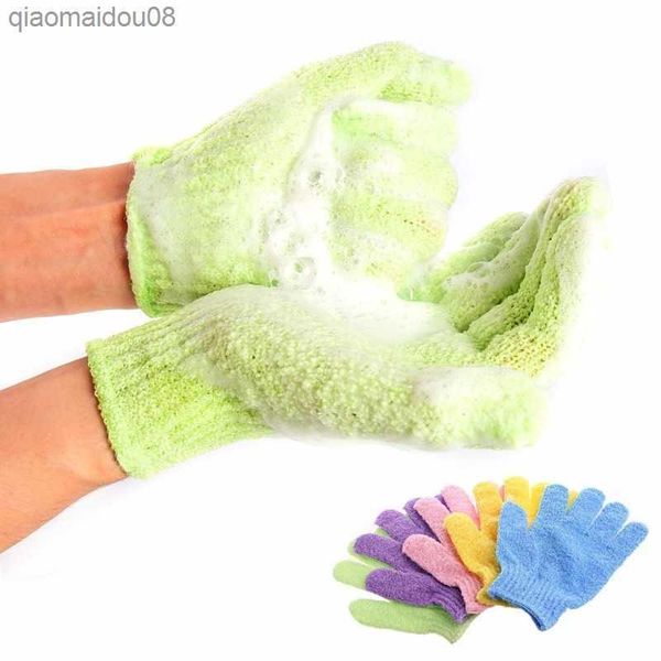 beste Qualität Bad zum Peeling Peeling-Handschuh Handschuh Peeling Handschuhe Widerstand Körpermassage Schwamm waschen Haut feuchtigkeitsspendende SPA-Schaum