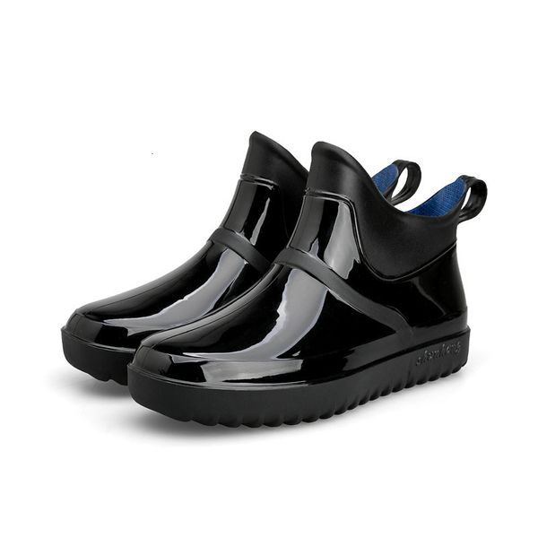 Botas Pvc Water Shoes Women Rainboots para Rain Ankle Shoes Impermeável Feminino Comflage Rubber Shoes Rainboots Ankle Boots for Women 230714