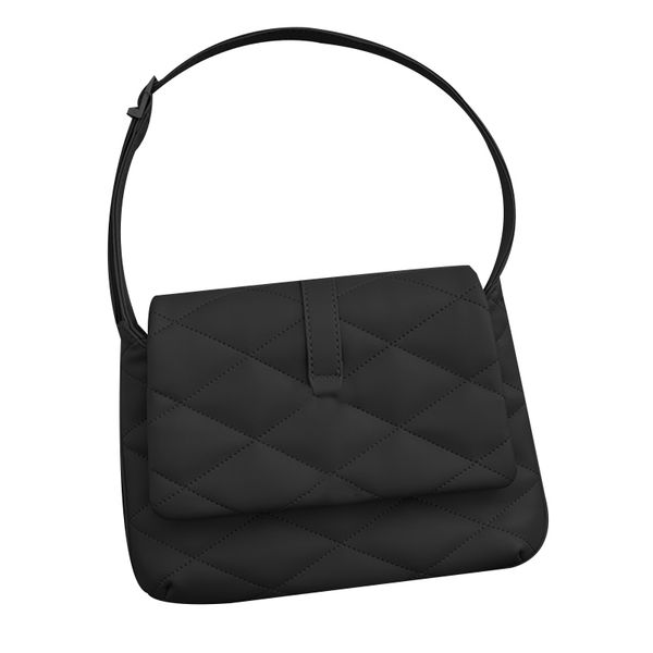 Borsa a tracolla firmata borsa a tracolla borse di lusso borsa ascellare per donna tracolla regolabile in vera pelle hobos borsa vagabonda portafoglio modello coccodrillo nero