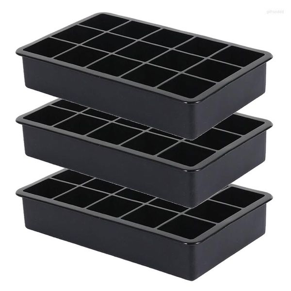 Выпечка плесени 15 сетка ледяной лоток коробки для формы силиконовой квадрат куб Diy Bar паб паб винные блоки модель кухонные инструменты кухонные инструменты