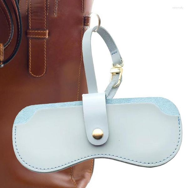 Borse da stoccaggio Spectile da sole Porta della custodia Porta portatile Slim Slim con polso a polso morbido PU ECCELLATO SECHEA