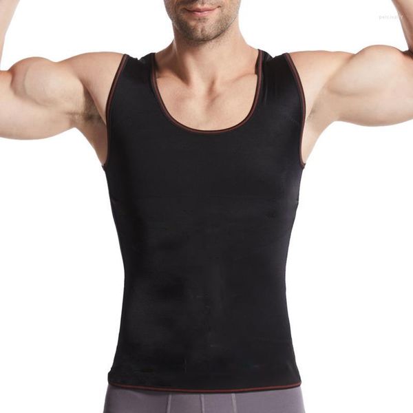 Männer Body Shaper Männer Shaper Control Brust Tops Kompression Bauch Weste Abnehmen Taille Unterwäsche