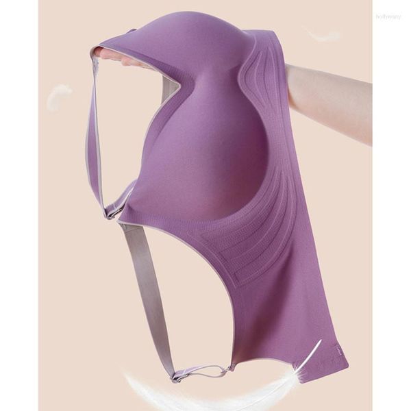 Frauen Shapers Sport-BH Thai Latex Sammeln Nahtlose Unterwäsche Weste Bequeme Atmungsaktive Yoga Fitness Laufen Tennis