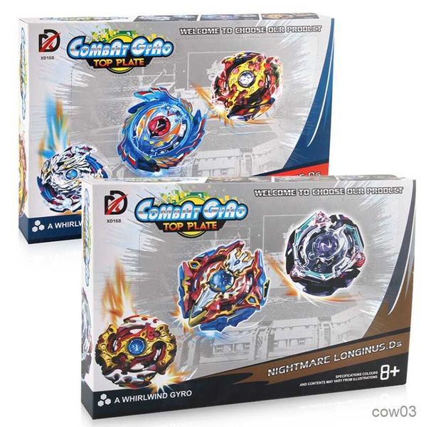 4D Beyblade TOUPIE BURST BEYBLADE SPINNING TOP pcs + 2 launcher + 1 grip + 1 Arena XD168-2A XD168-2B Giocattoli per bambini Regalo di Natale YH2018 R230715