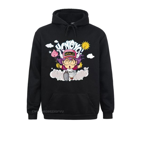 Arale Men For Men Dr Slump Toriyama Anime Manga 90s Cute Robot 80s Vintage Pure Cotton Tees Pullover Hoodie Happy New