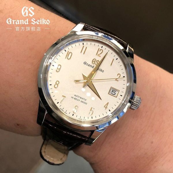 Куртки Grandseiko японские оригинальные водонепроницаемые деловые механические мужские для мужчин Мужские товары с бесплатной доставкой Наручные часы Наручные часы